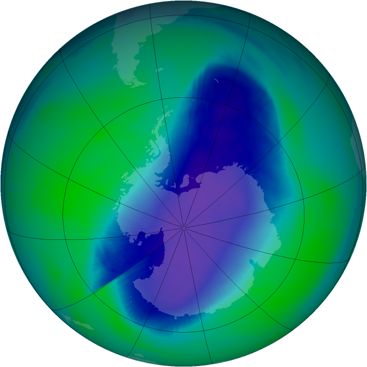Ozone Map 2006-11-18